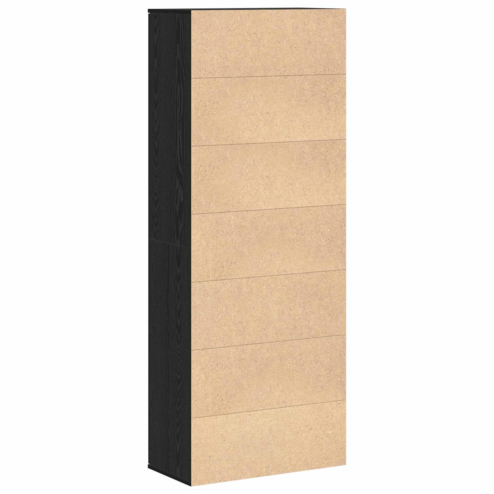 Highboard Crni hrast 70 x 33.5 x 180 cm Konstruirano drvo