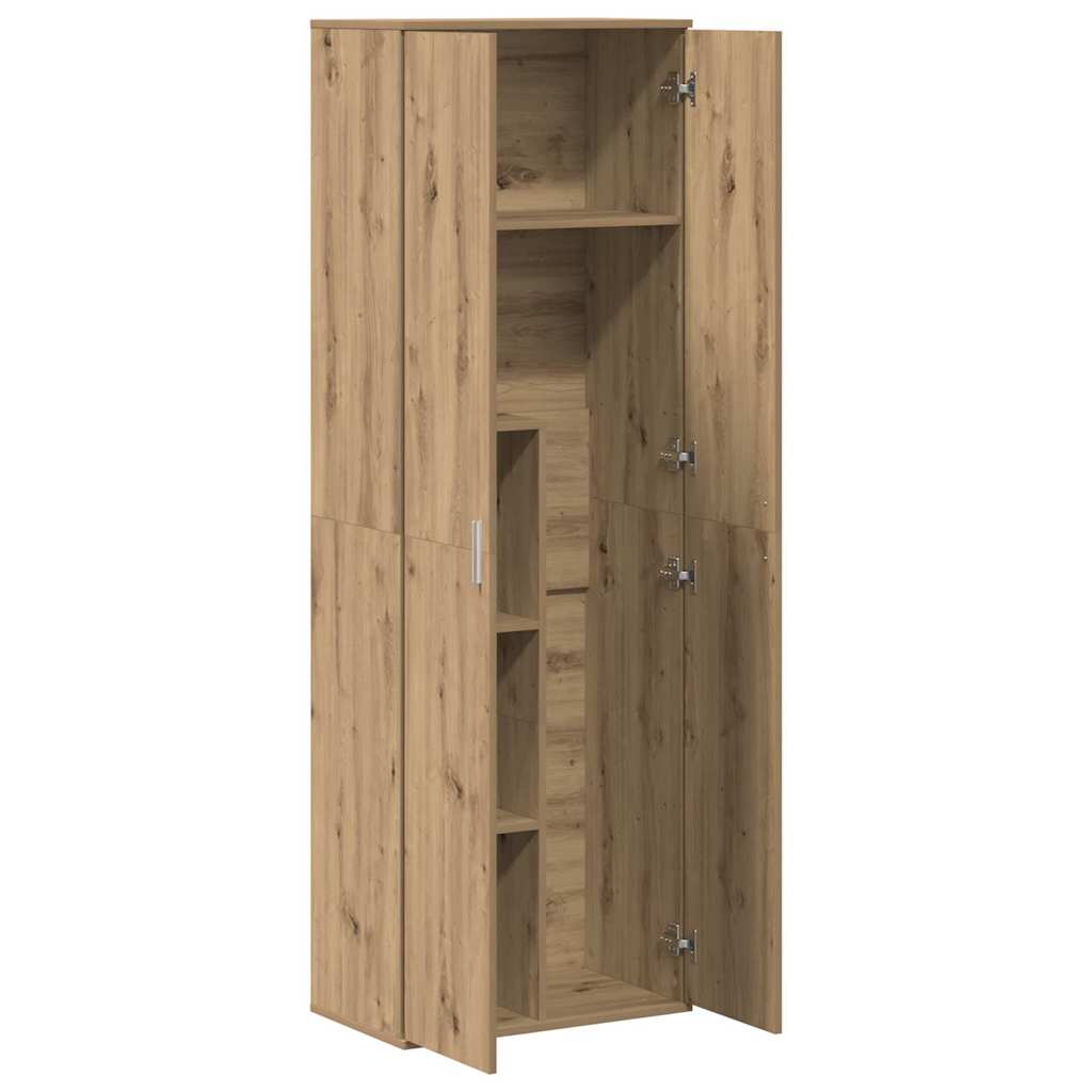 Visoka komoda hrast artisan 60 x 35 x 180 cm Konstruirano drvo