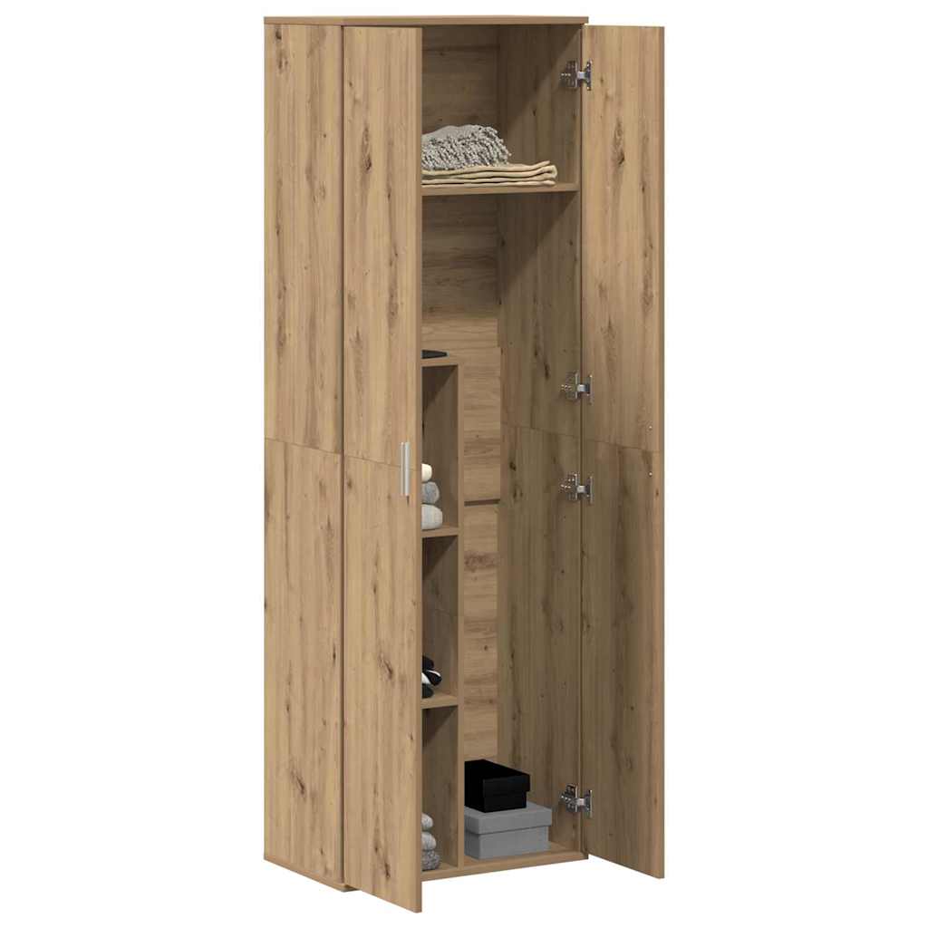 Visoka komoda hrast artisan 60 x 35 x 180 cm Konstruirano drvo