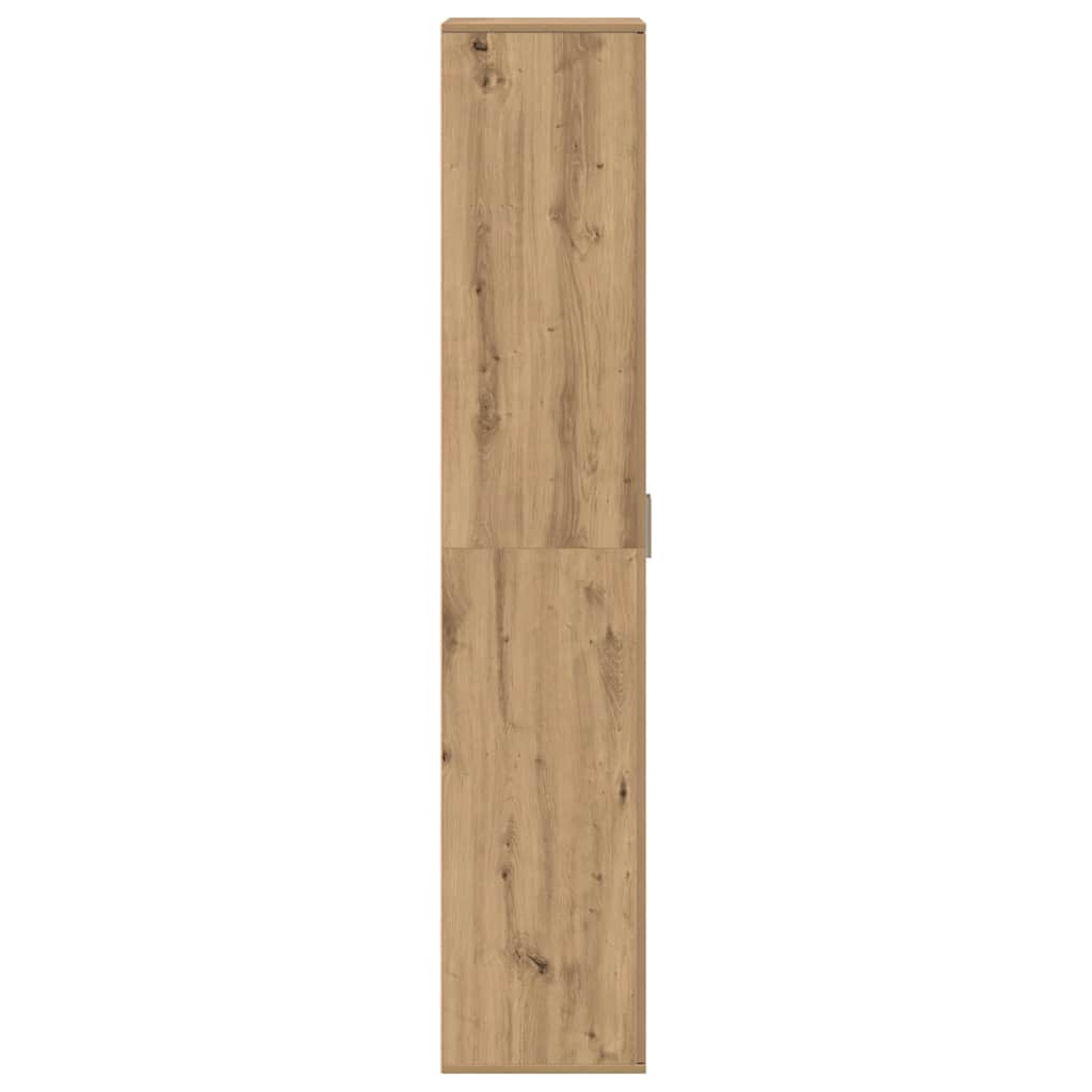 Visoka komoda hrast artisan 60 x 35 x 180 cm Konstruirano drvo