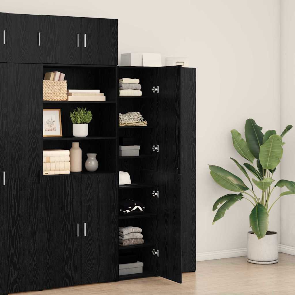 Highboard Crni hrast 40 x 42,5 x 185 cm