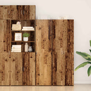 Highboard 2 pcs Staro drvo 50 x 42,5 x 185 cm