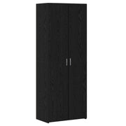 Highboard 2 pcs Crni hrast 70 x 42,5 x 185 cm