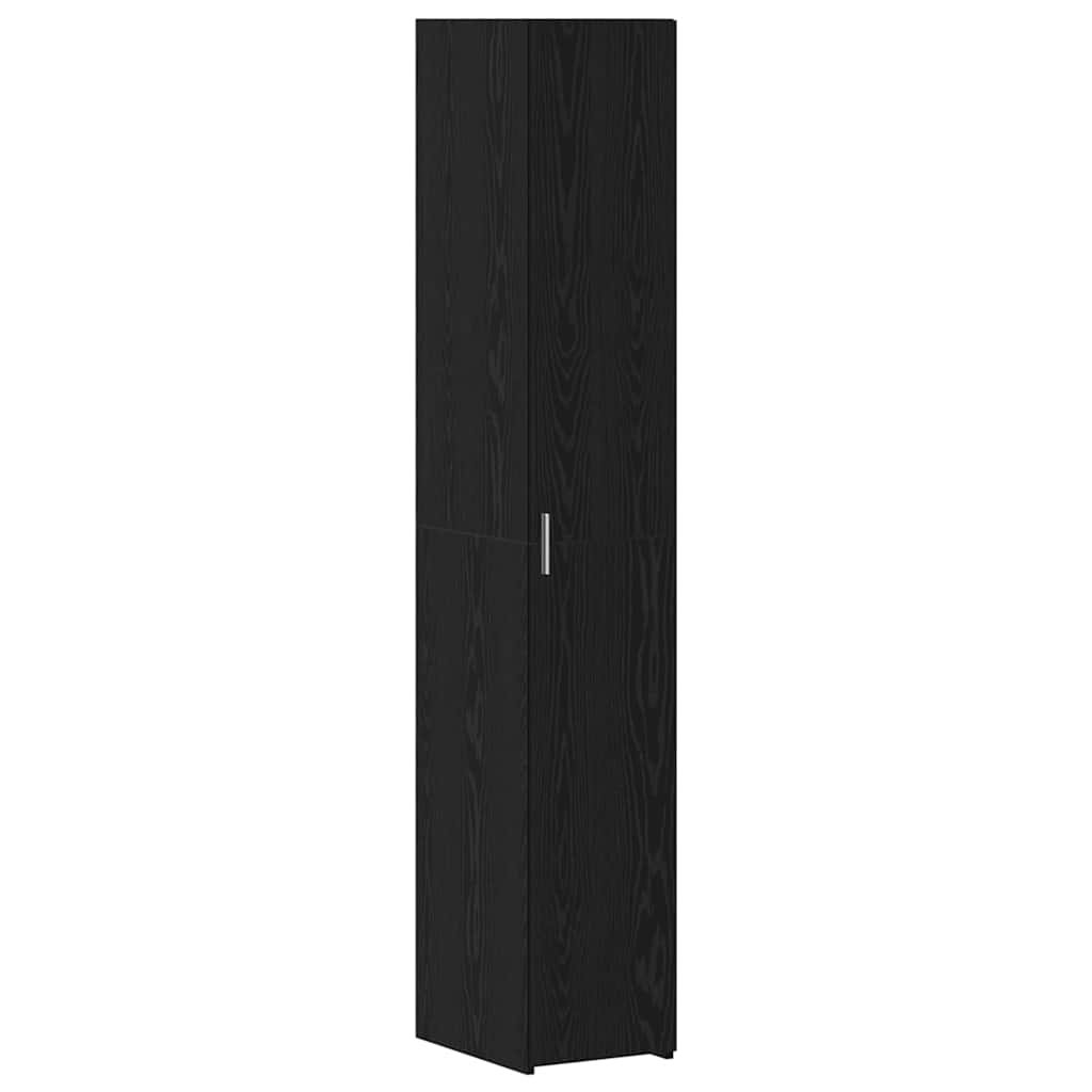 Ormarić za pohranu 3 pcs Crni hrast 30 x 42,5 x 225 cm