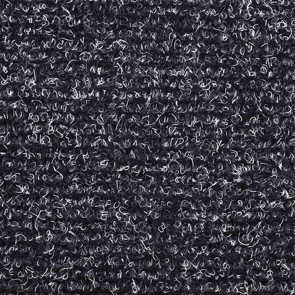 Prostirke za stepenice, samoljepljive, 20 kom., 65x21x4 cm, tamno sive, poluokrugle, velike