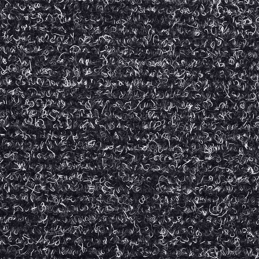 Prostirke za stepenice, samoljepljive, 30 kom., 65x21x4 cm, tamno sive, poluokrugle, velike