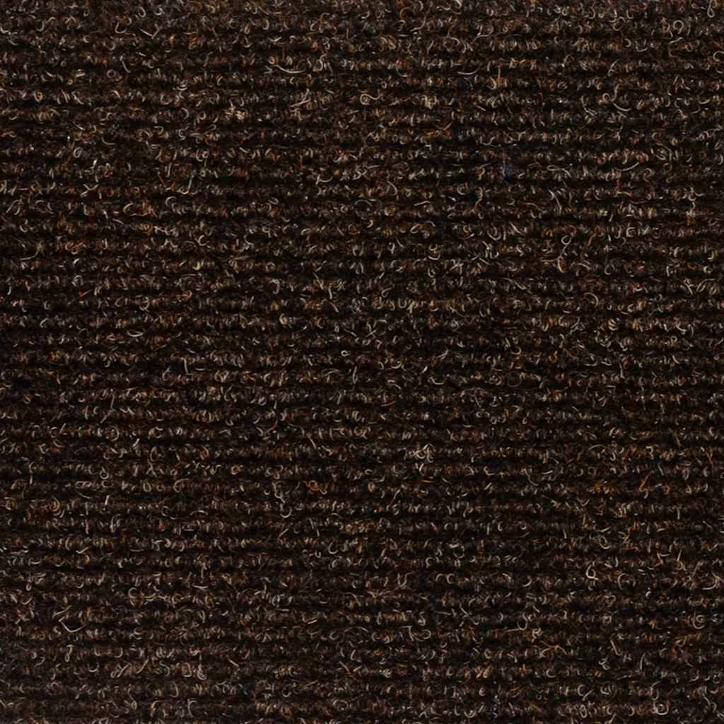 Prostirke za stepenice, samoljepljive, 20 kom, 56x17x3 cm, smeđe, poluokrugle