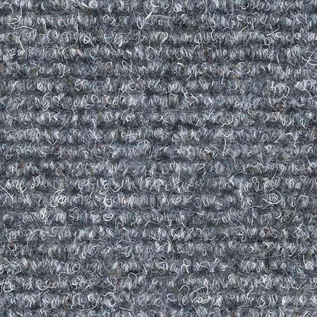 Prostirke za stepenice, samoljepljive, 30 kom, 56x17x3 cm, svijetlo sive, poluokrugle