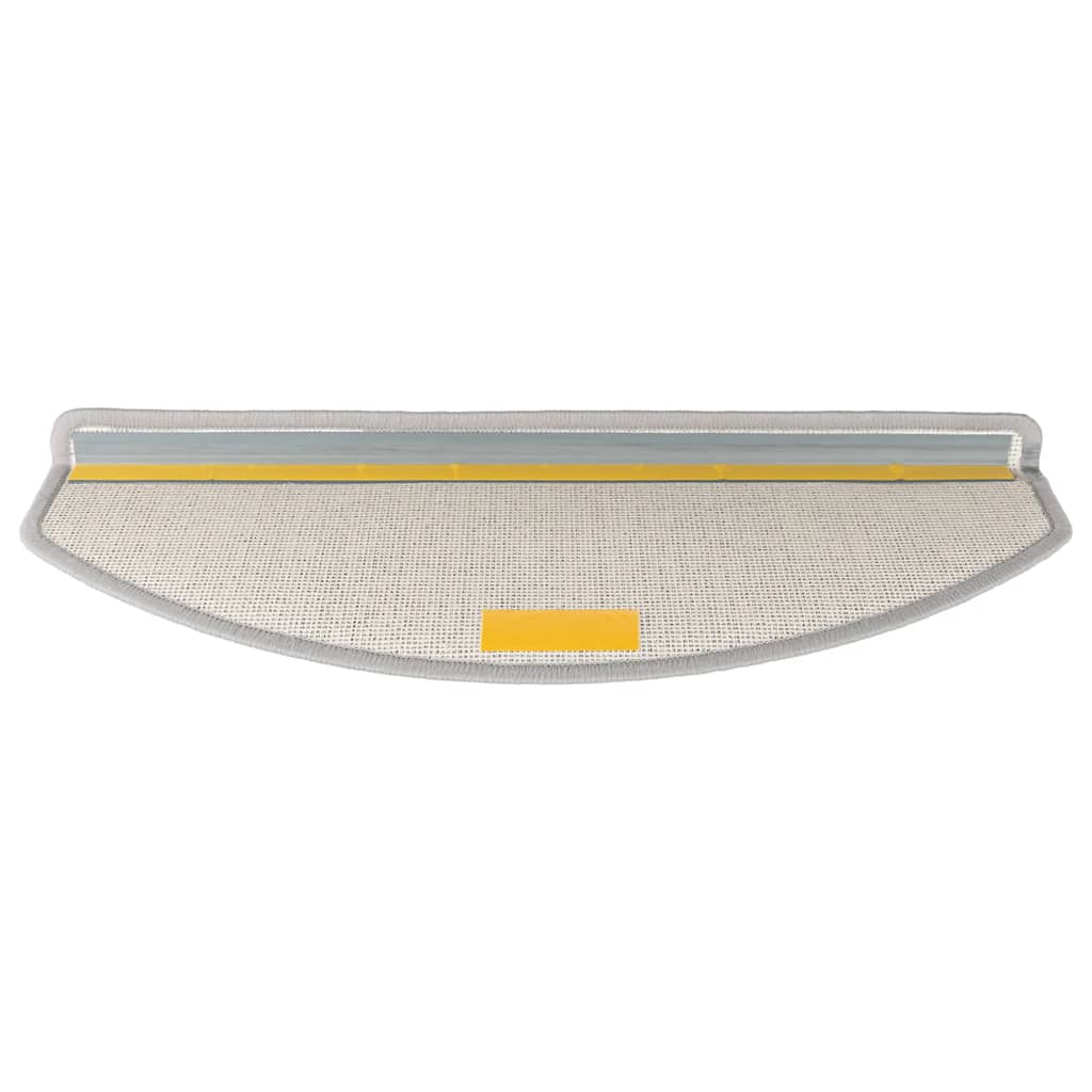Prostirke za stepenice 30 kom 65x24x4 cm svijetlo sive poluokrugle velike