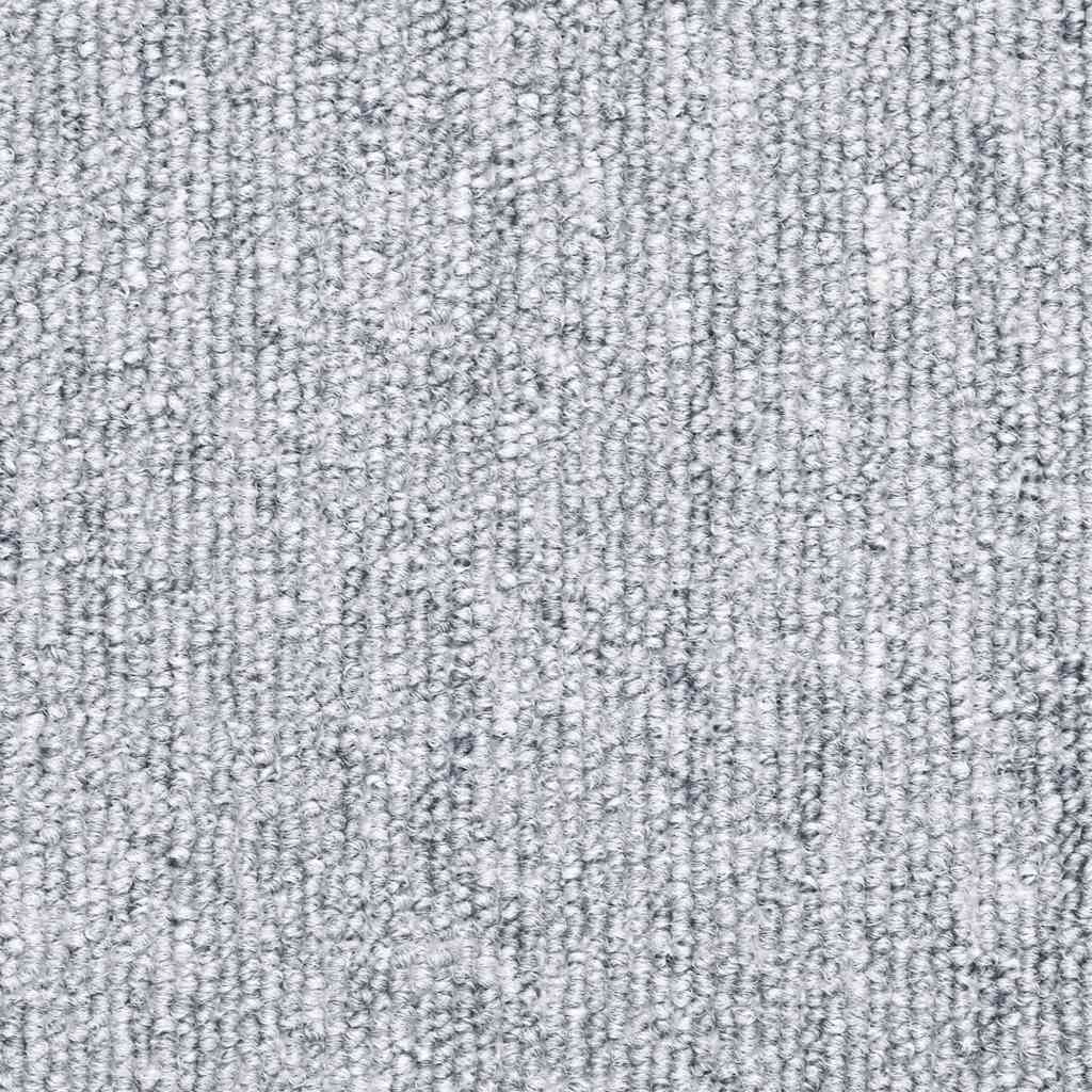 Prostirke za stepenice 20 kom 56x17x3 cm svijetlo sive poluokrugle