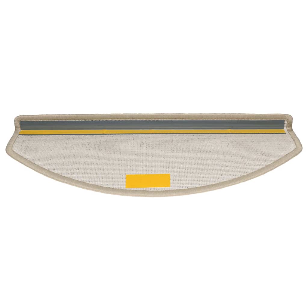 Prostirke za stepenice 20 kom 65x24x4 cm taupe poluokrugle velike