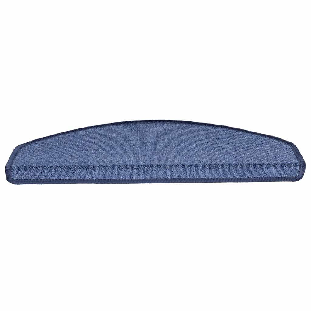 Prostirke za stepenice 20 kom 65x24x4 cm plave poluokrugle velike