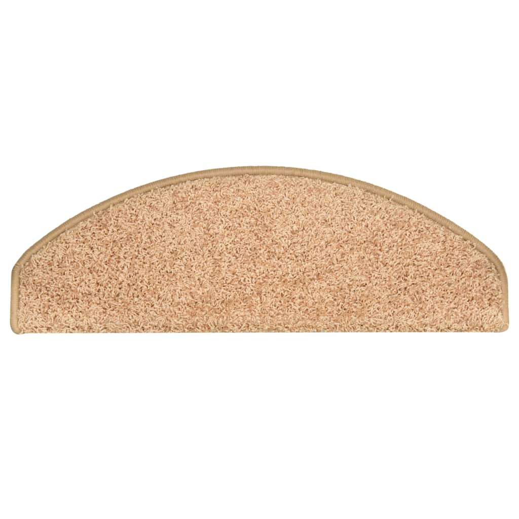 Prostirke za stepenice 30 kom 65x21x4 cm zlatne poluokrugle velike