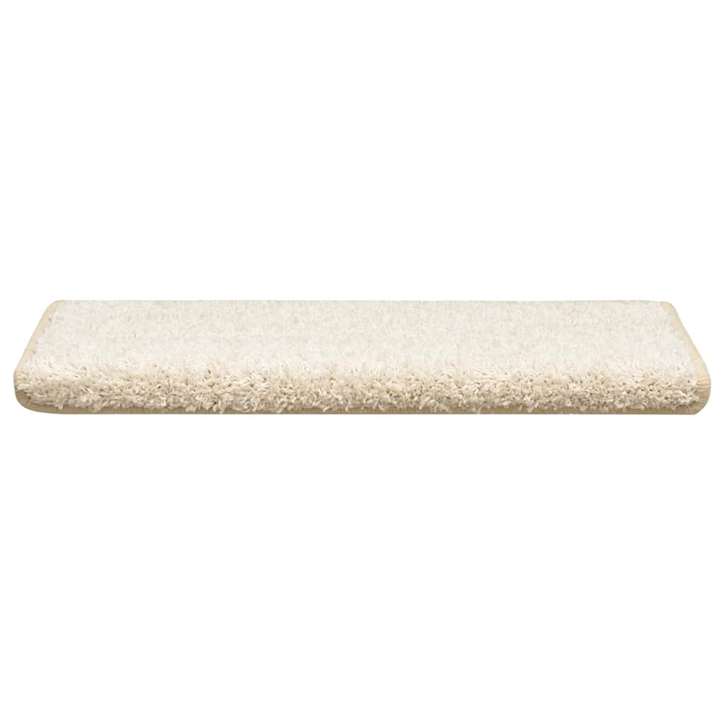 Prostirke za stepenice 30 kom 65x21x4 cm bijele pravokutne rubove