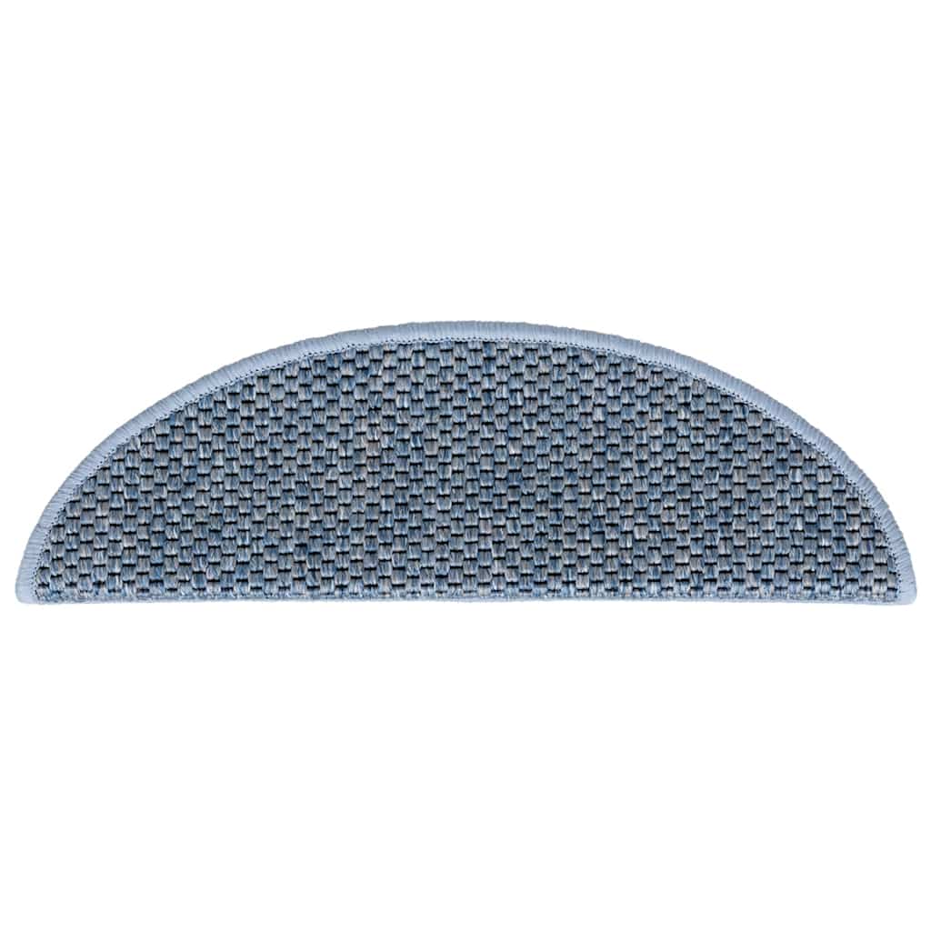Samoljepljivi otirači za stepenice 30 kom 56x17x3 cm plavi