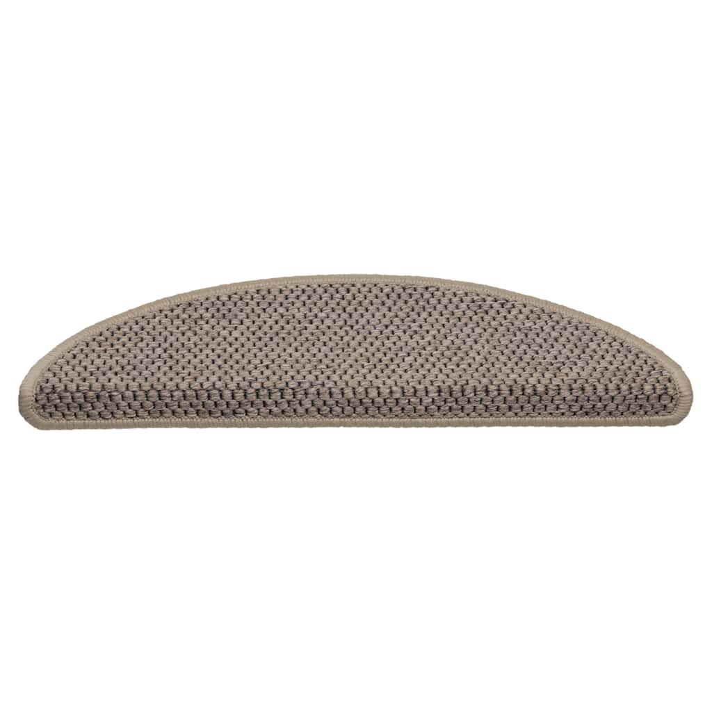 Samoljepljivi otirači za stepenice 30 kom 56x17x3 cm tamnobež