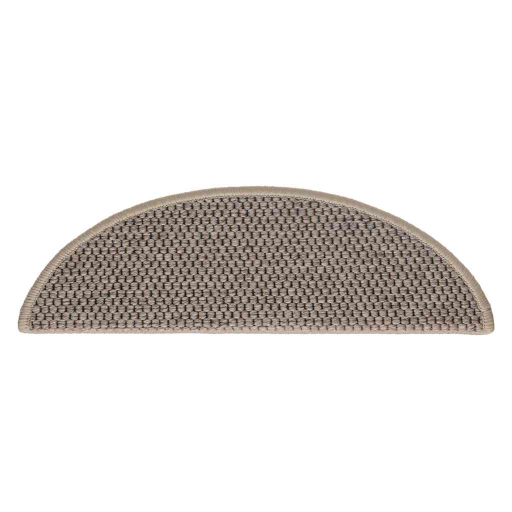 Samoljepljivi otirači za stepenice 30 kom 56x17x3 cm tamnobež