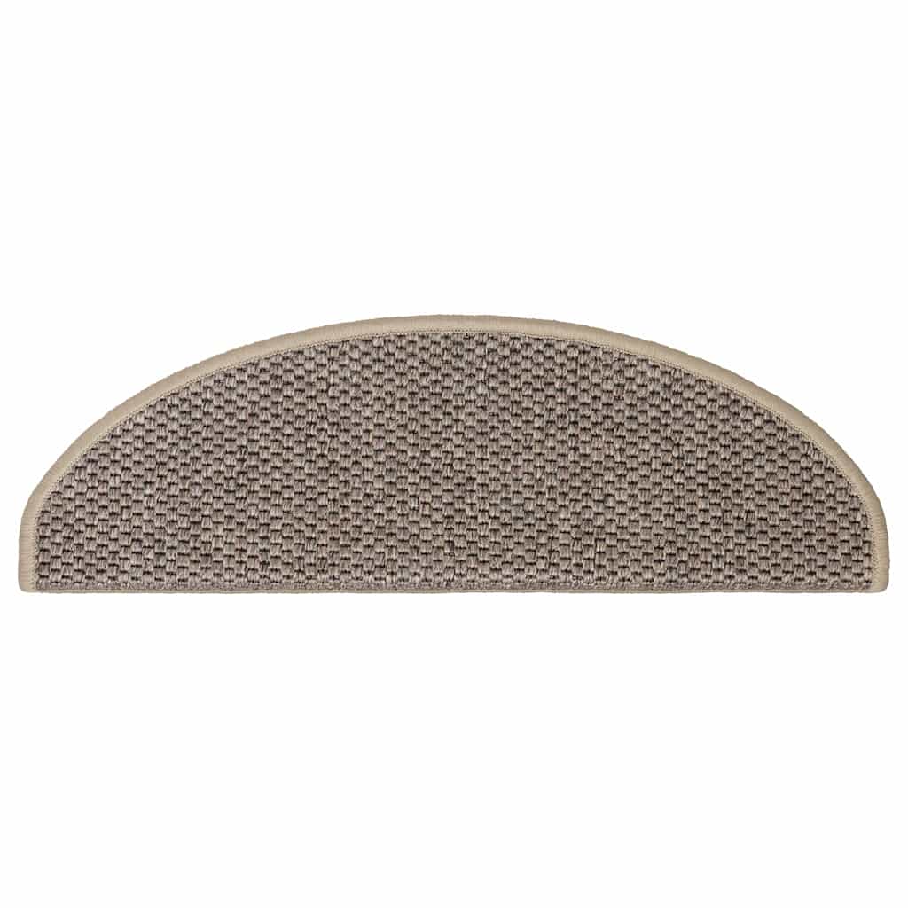 Samoljepljivi otirači za stepenice 30 kom 65x21x4 cm tamnobež