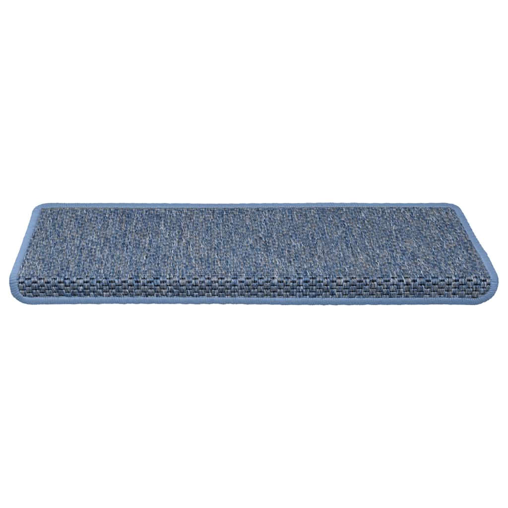 Samoljepljivi otirači za stepenice 30 kom 65x21x4 cm plavi