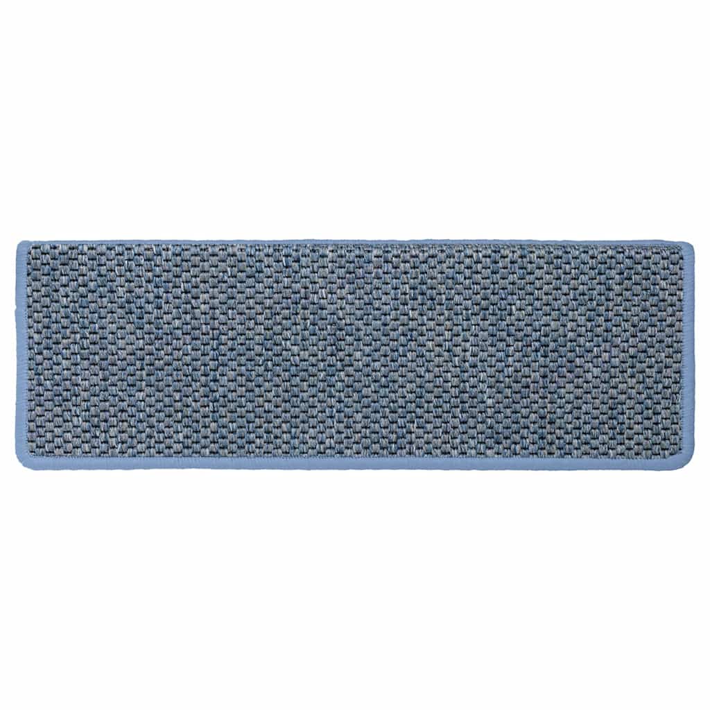 Samoljepljivi otirači za stepenice 30 kom 65x21x4 cm plavi