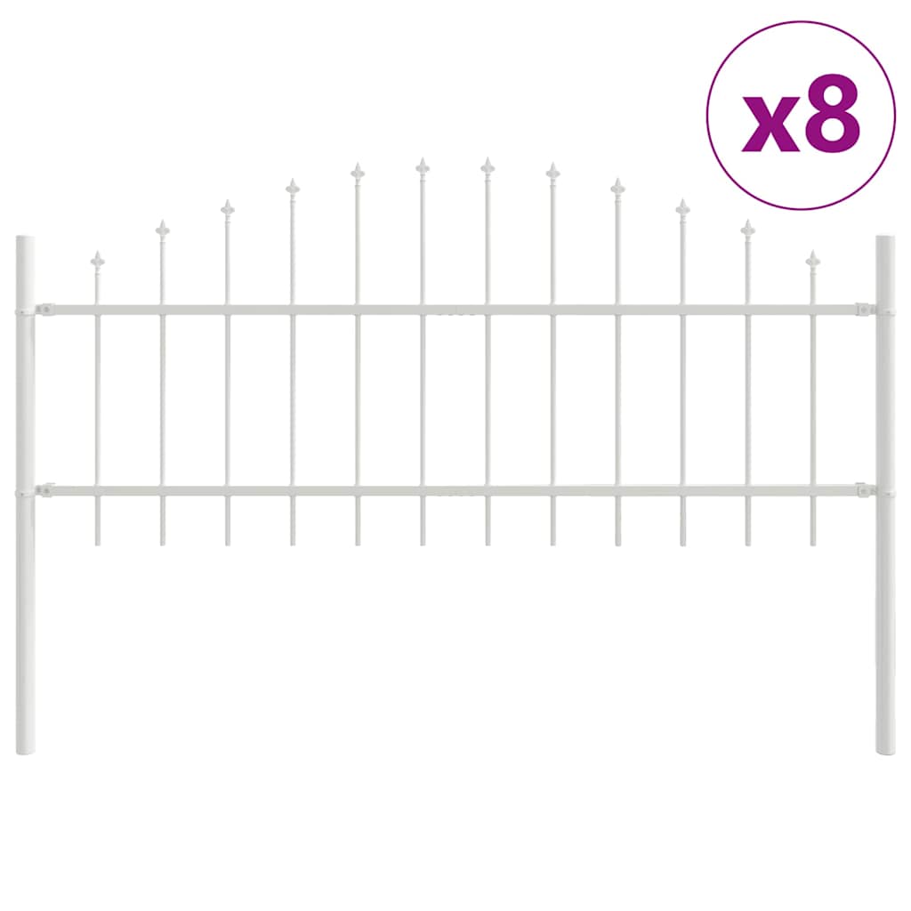 Vrtna Ograda Woerden 8 pcs Bijelo