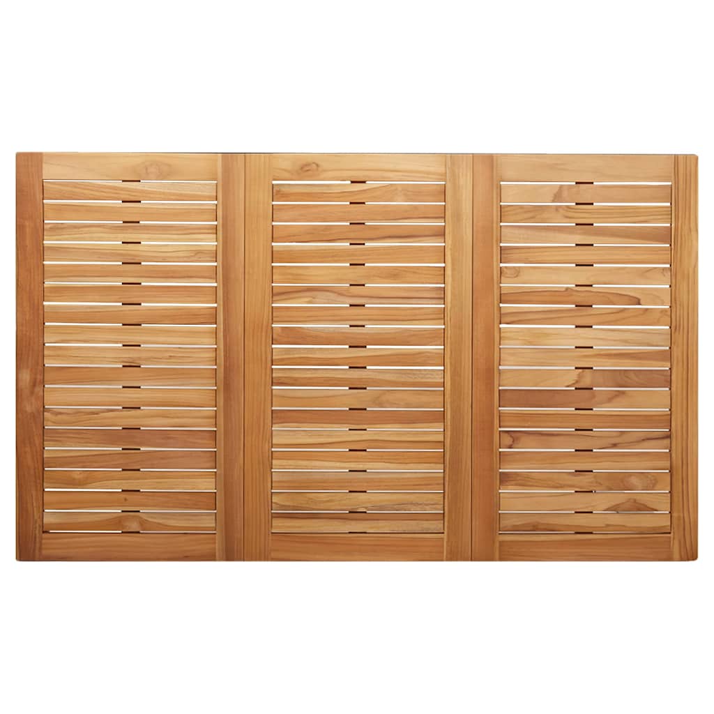 Vanjski set za objedovanje 7 pcs Smeđa Čvrsto teak drvo