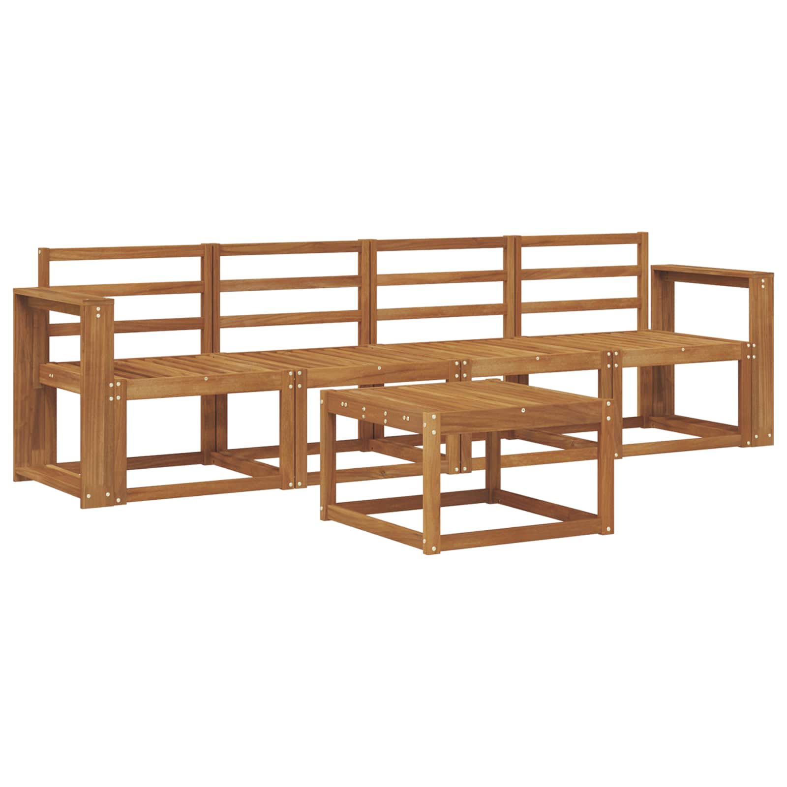 Set vanjskih sofa 5 pcs Prirodna