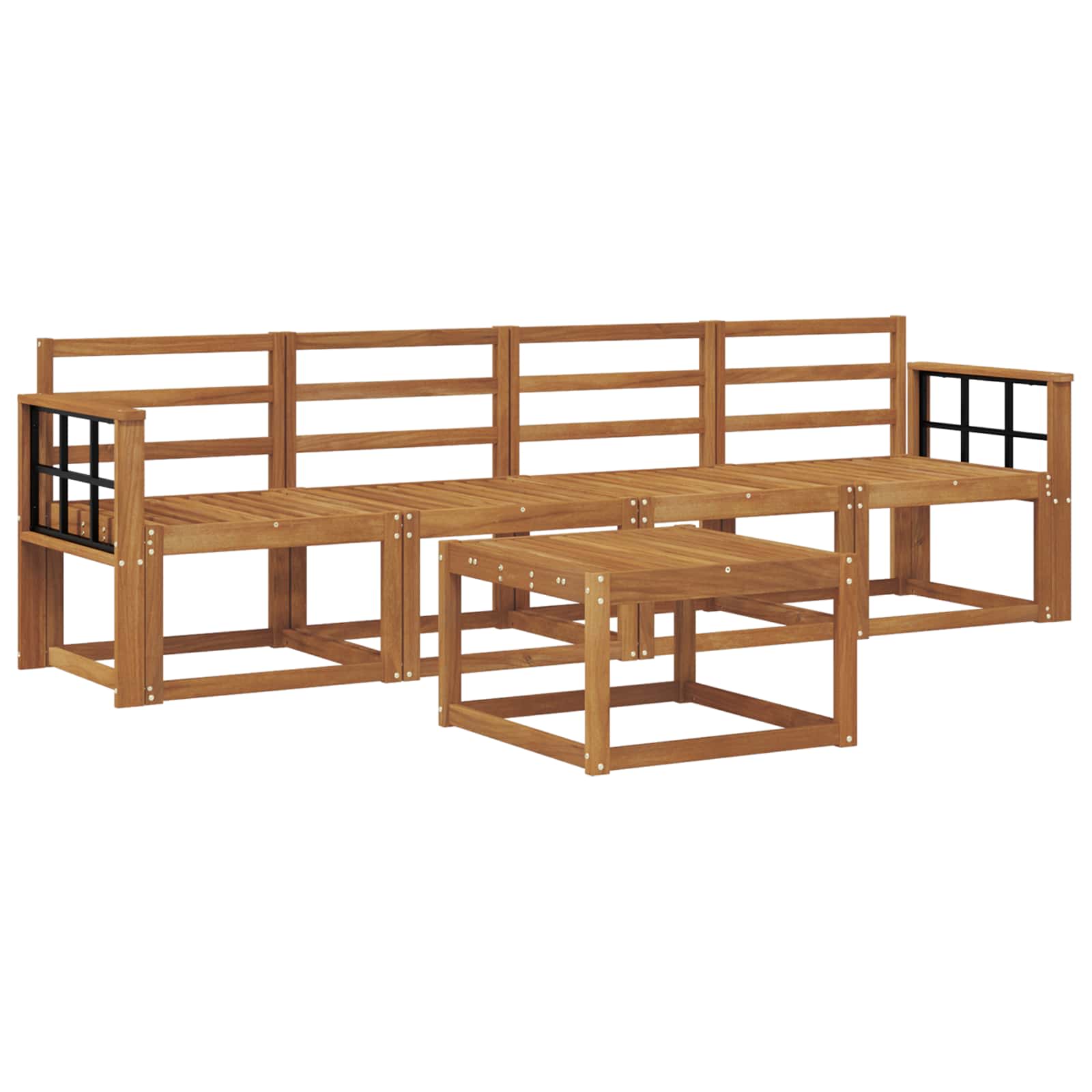 Set vanjskih sofa 5 pcs Prirodna
