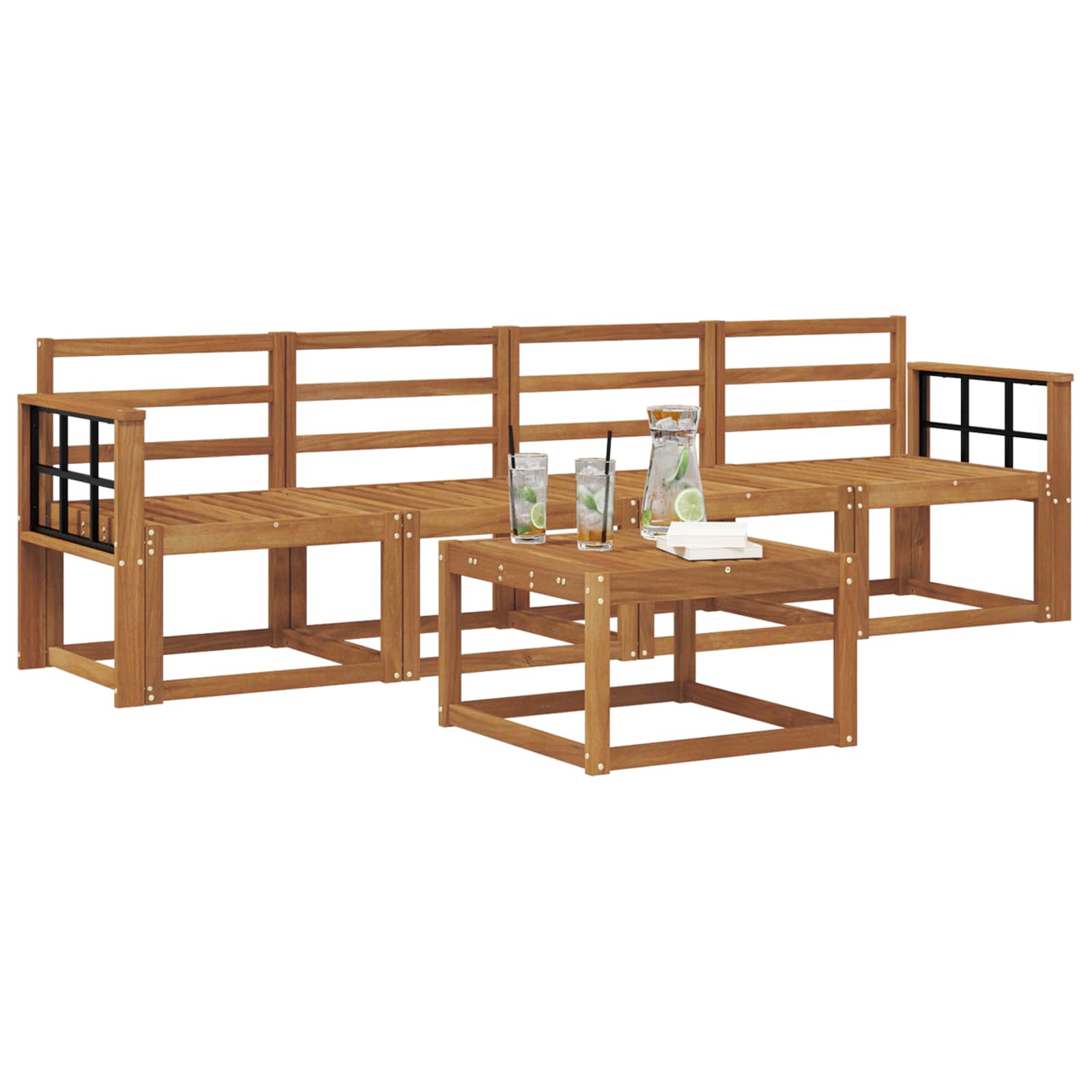 Set vanjskih sofa 5 pcs Prirodna