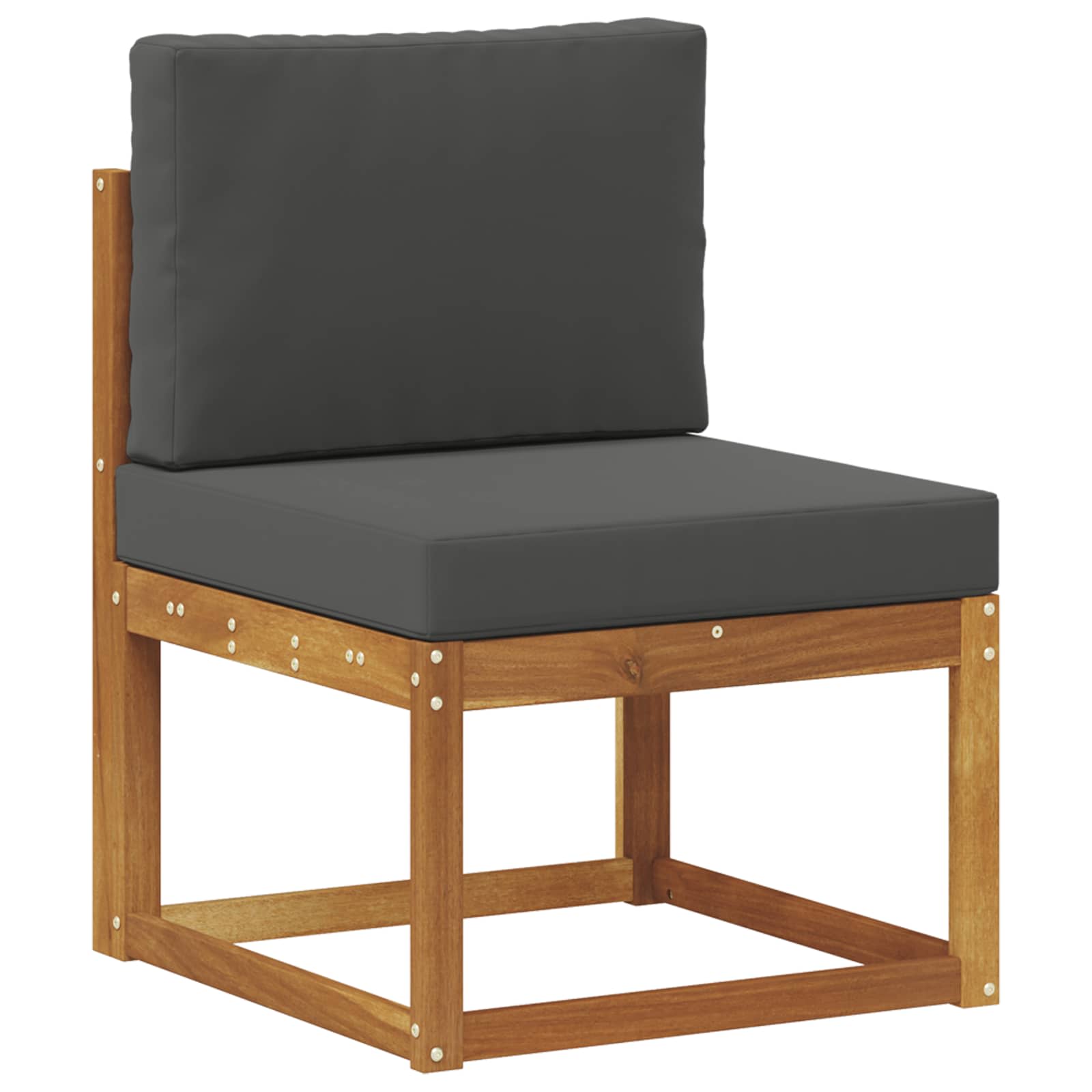 Set vanjskih sofa s jastukom 8 pcs Prirodna i antracit