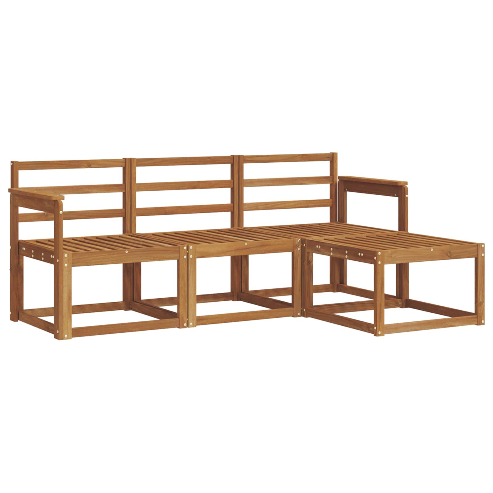 Set vanjskih sofa 4 pcs Prirodna