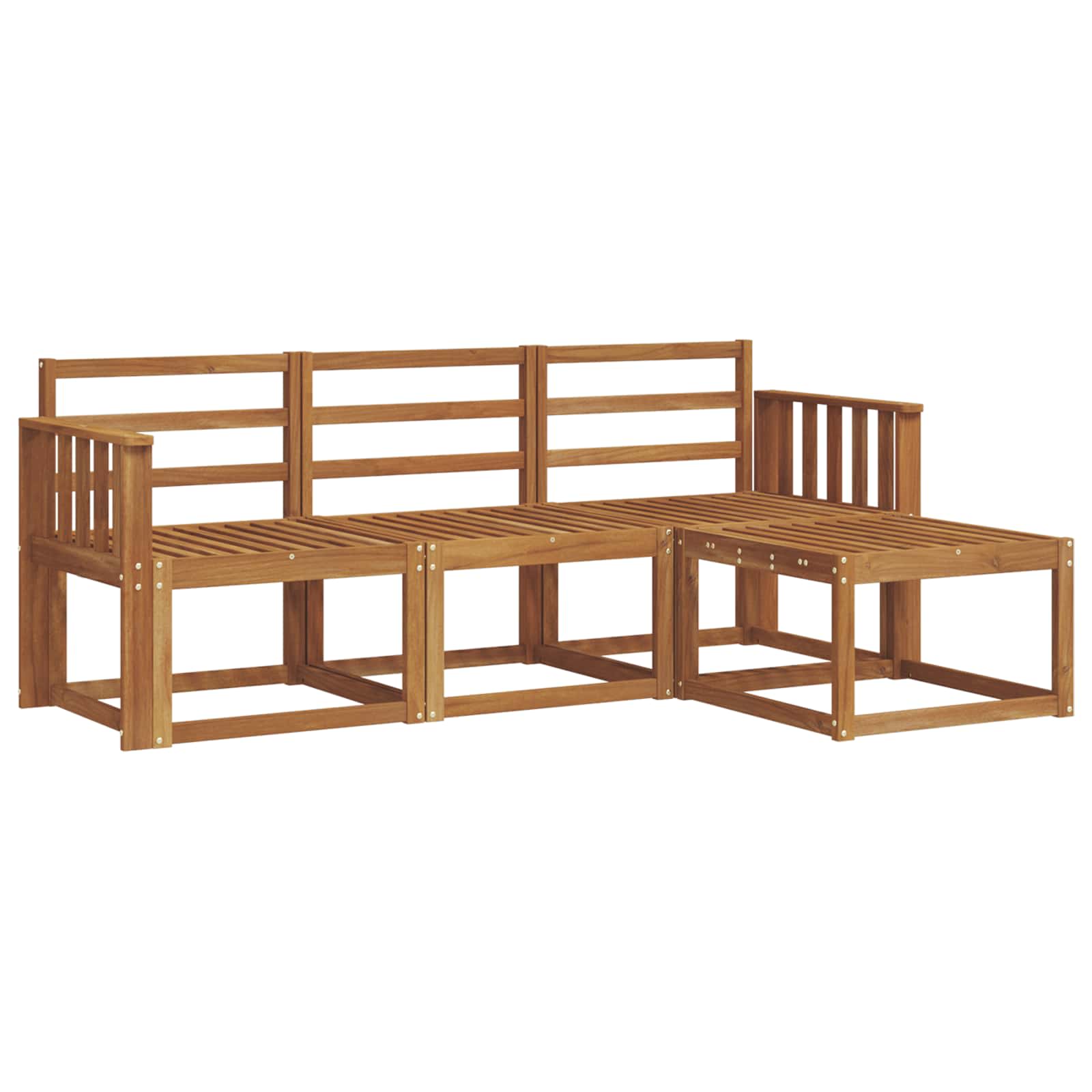 Set vanjskih sofa 4 pcs Prirodna