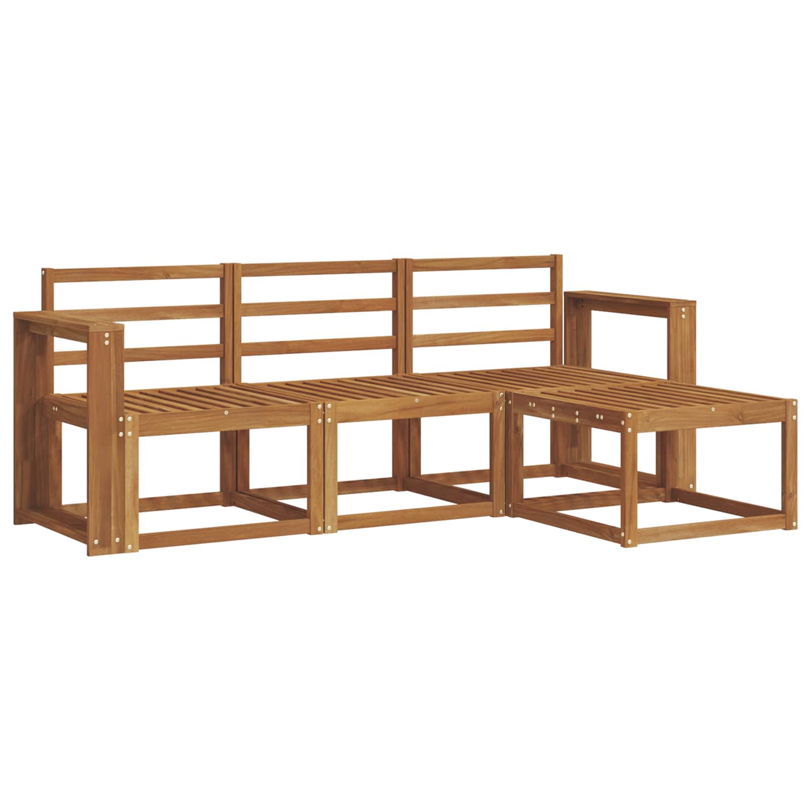 Set vanjskih sofa 4 pcs Prirodna