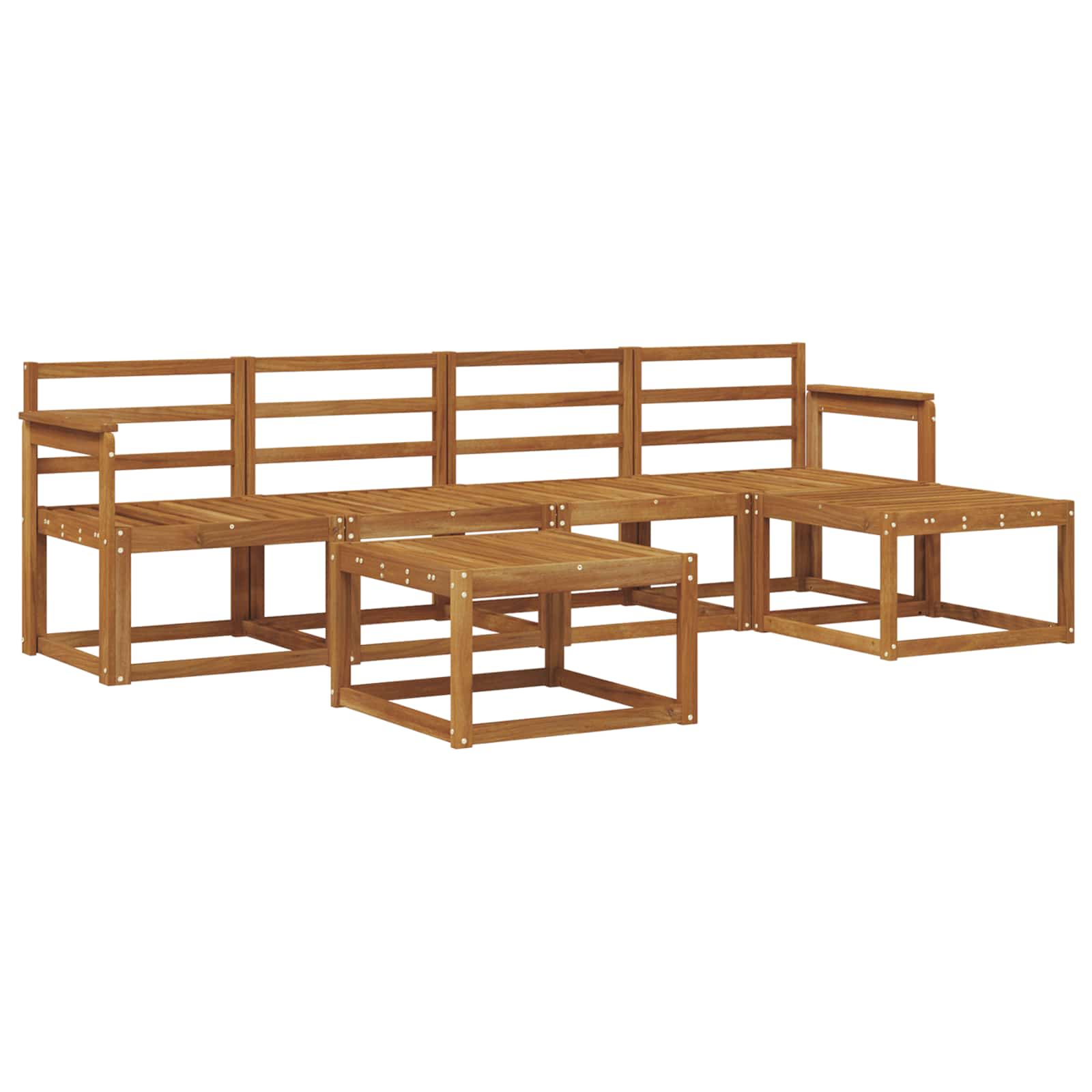Set vanjskih sofa 6 pcs Prirodna