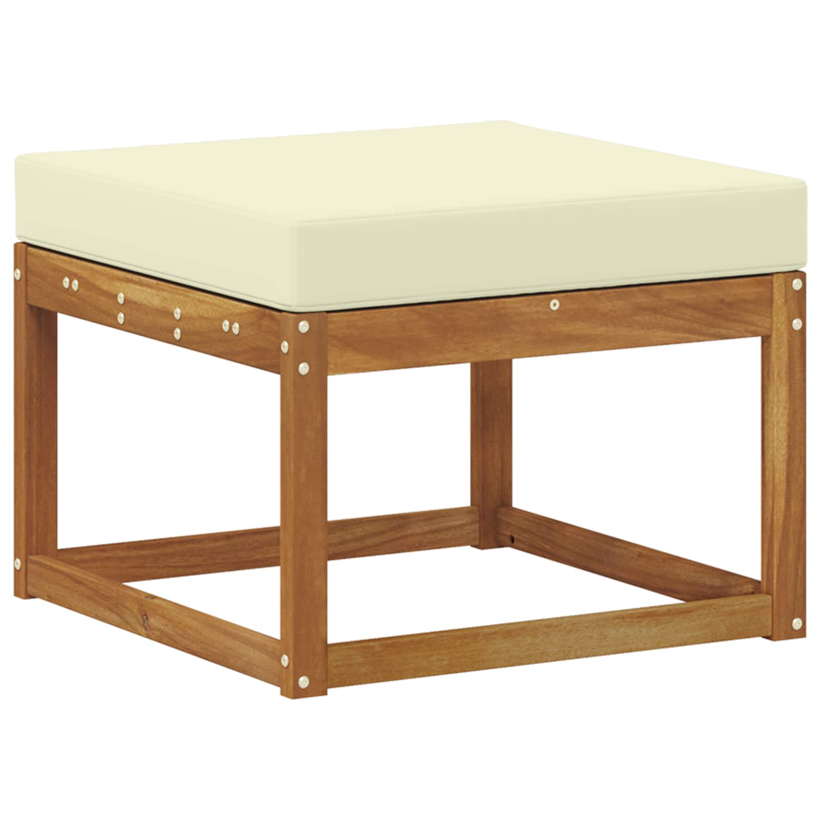 Set vanjskih sofa s jastukom 6 pcs Prirodna i krem