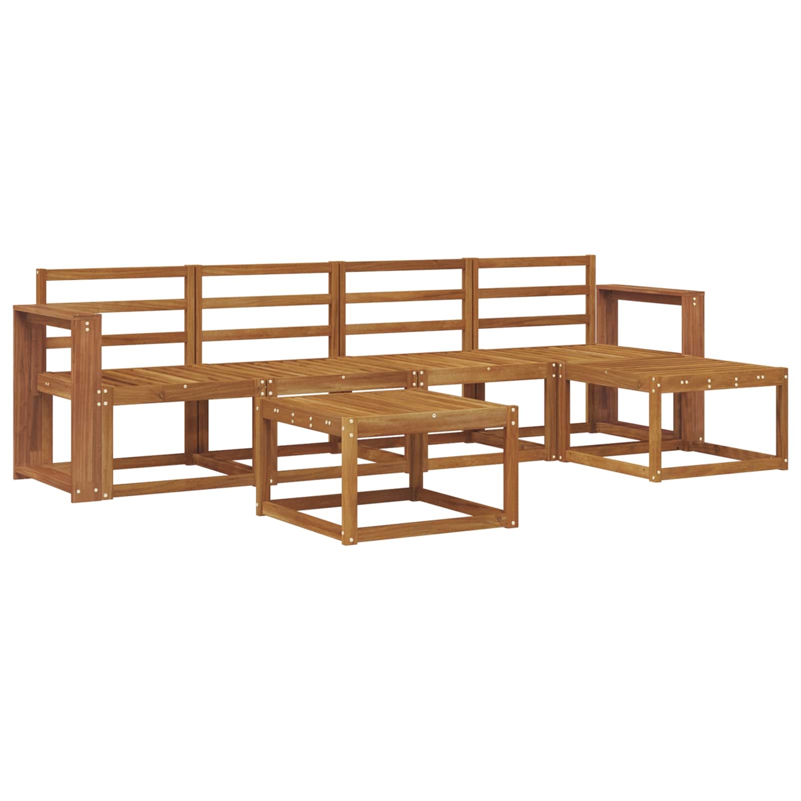 Set vanjskih sofa 6 pcs Prirodna