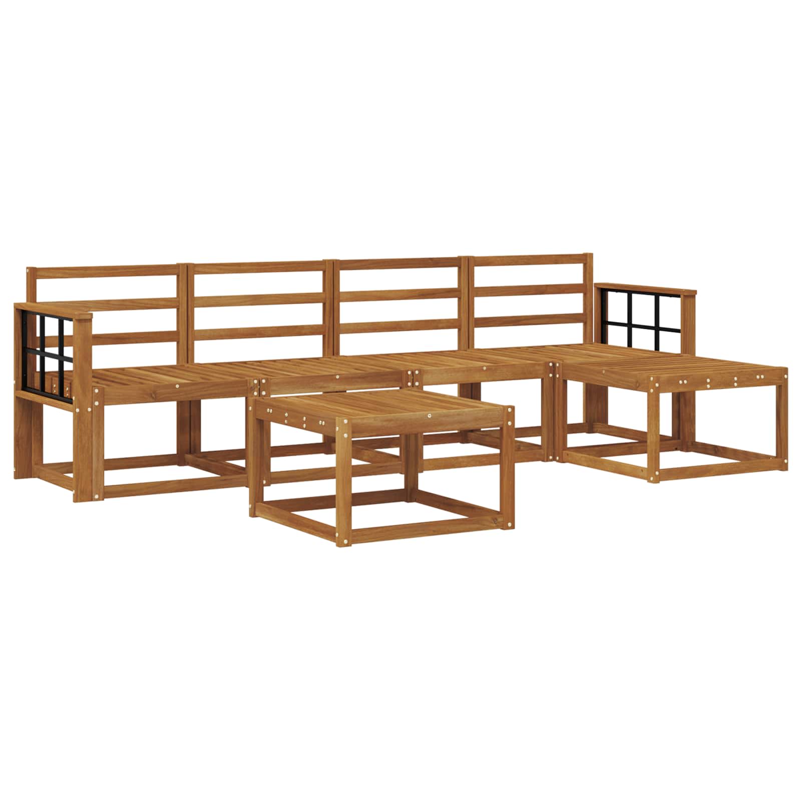 Set vanjskih sofa 6 pcs Prirodna