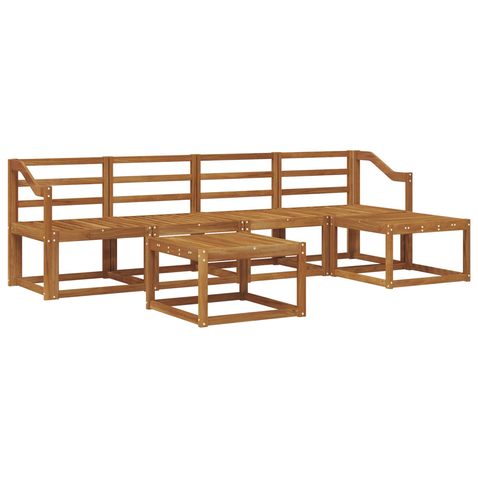 Set vanjskih sofa 6 pcs Prirodna