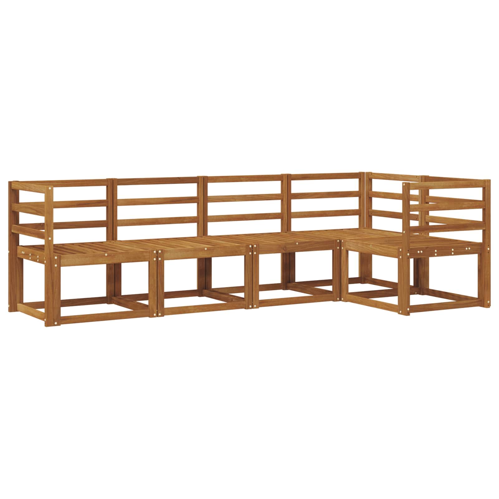 Set vanjskih sofa 5 pcs Prirodna