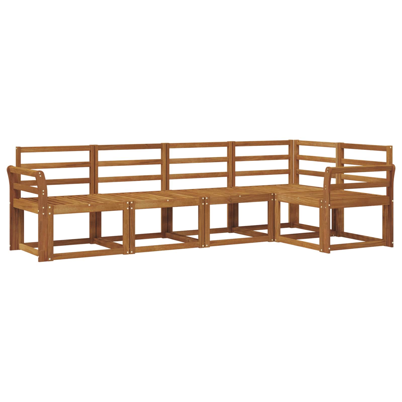 Set vanjskih sofa 5 pcs Prirodna