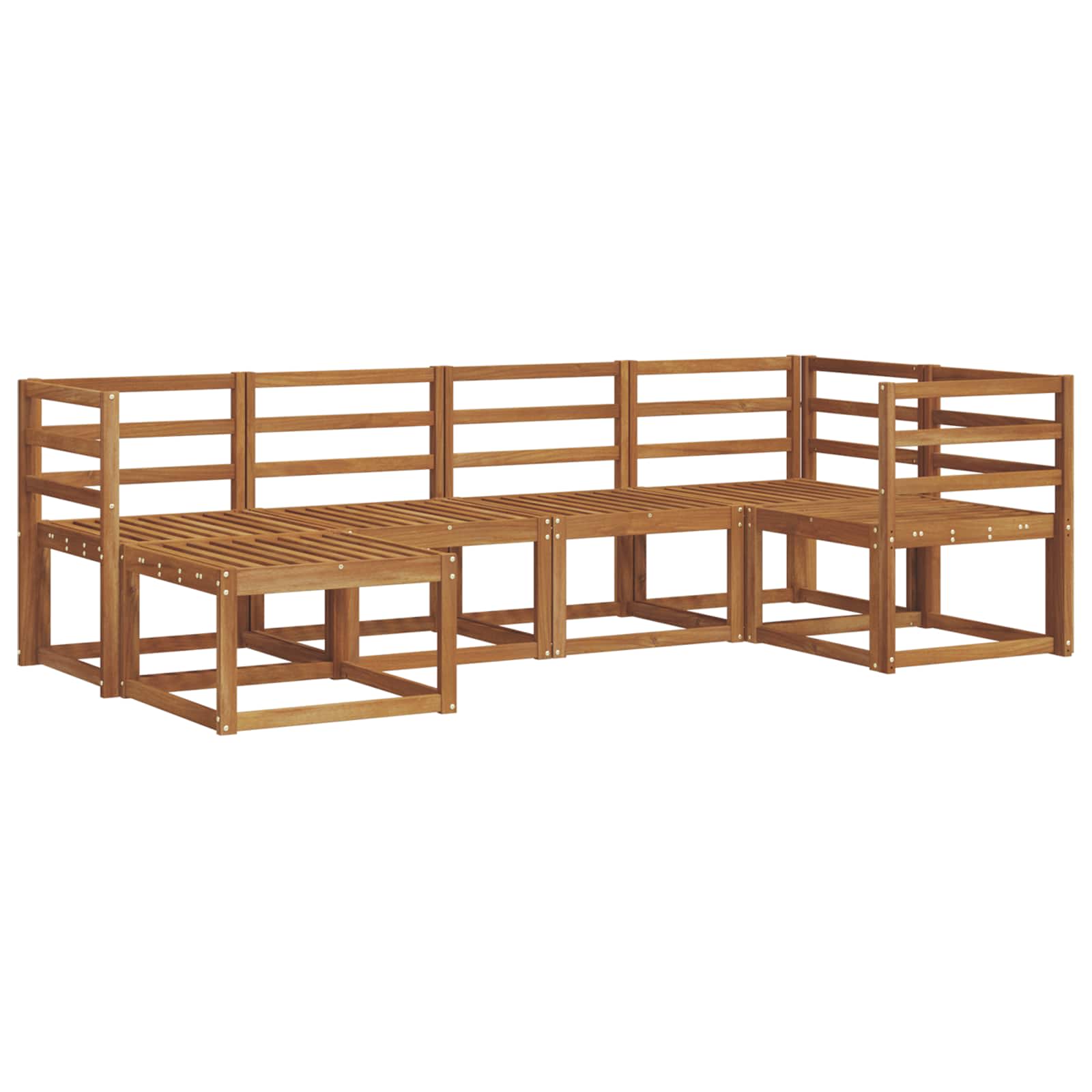 Set vanjskih sofa 6 pcs Prirodna