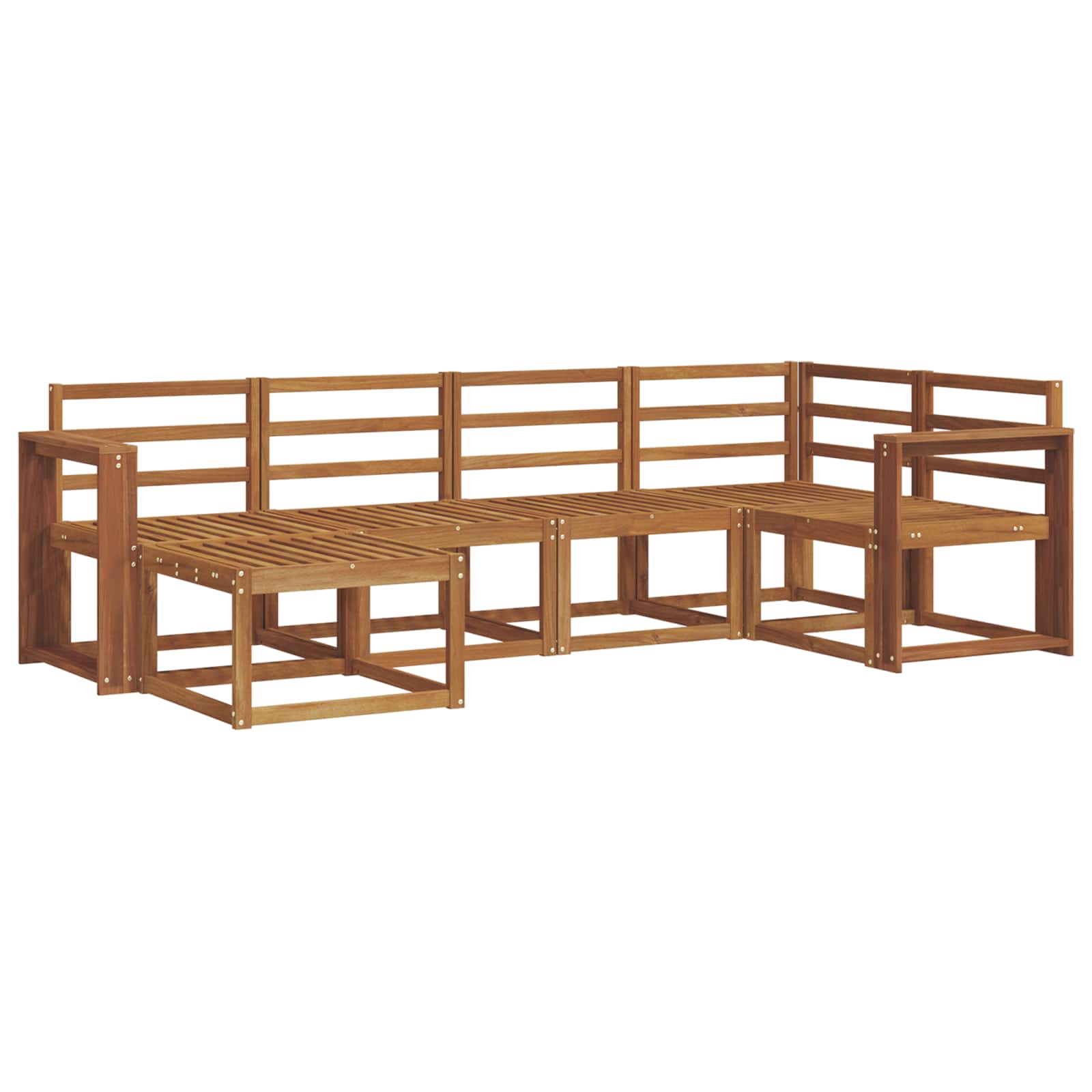 Set vanjskih sofa 6 pcs Prirodna