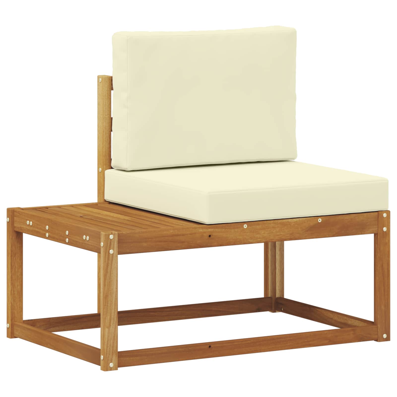 Set vanjskih sofa s jastukom 3 pcs Prirodna
