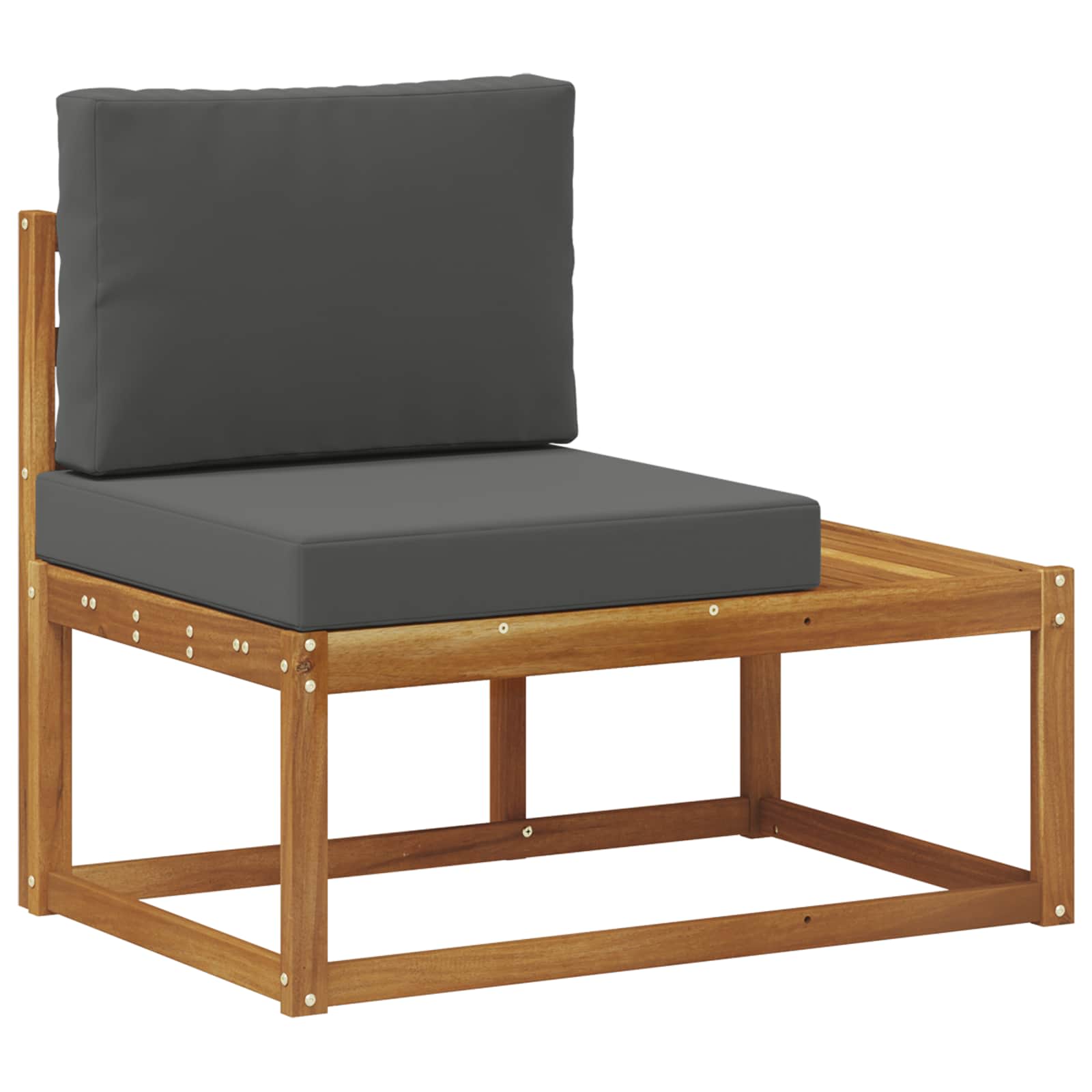 Set vanjskih sofa s jastukom 5 Komad Prirodna i antracit