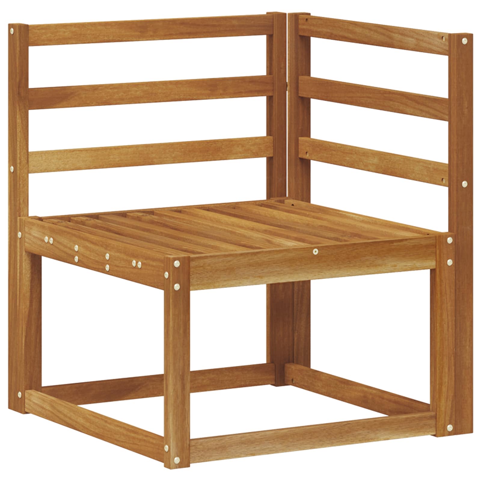 Set vanjskih sofa 9 pcs Prirodna Čvrsto drvo akacije