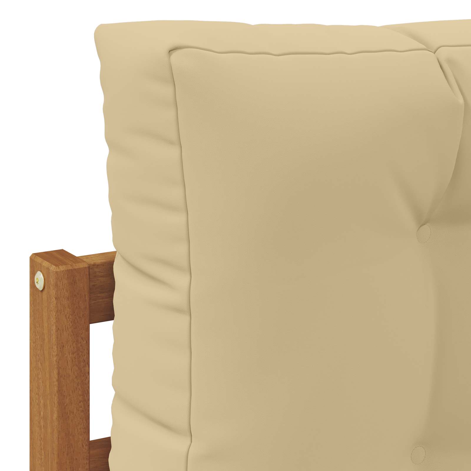 Set vanjskih sofa s jastukom 3 pcs Prirodna i bež