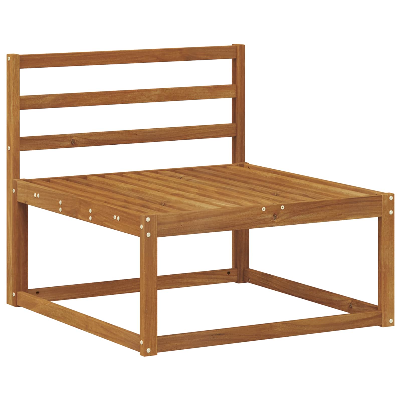 Set vanjskih sofa 4 pcs Prirodna Čvrsto drvo akacije