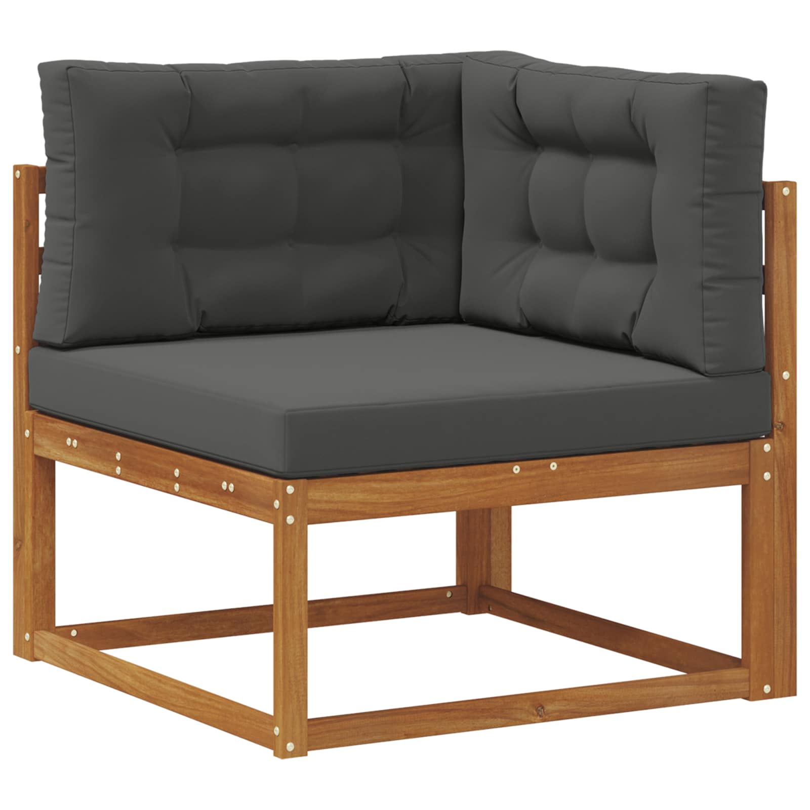 Set vanjskih sofa Prirodna i antracit