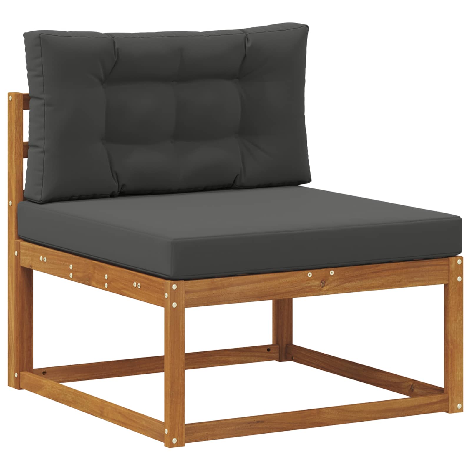 Set vanjskih sofa s jastukom 11 pcs Prirodna i antracit
