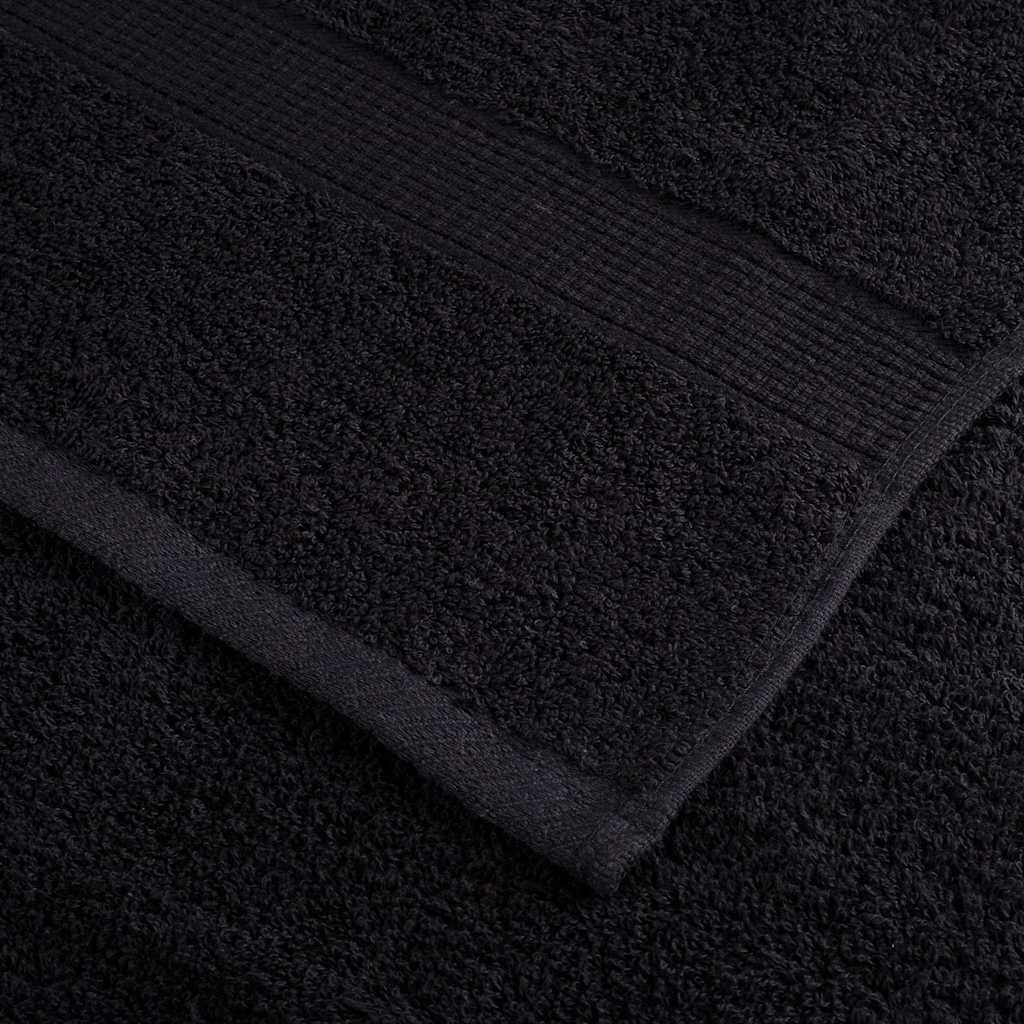 Ručnik za Goste SOLUND 25 pcs Crna 80 x 200 cm 550 gsm